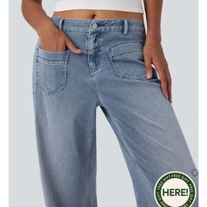 HALARA Light Blue Flare Jeans